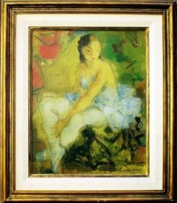 Bailarina  VENDIDO de Jarry Gastn (1889-1974) en venta en Achaval Carlos - Pinturas, dibujos, carbonillas, esculturas, grabados y antigedades