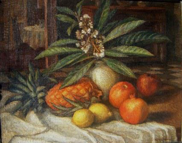 Cuadro Flores y Frutas 