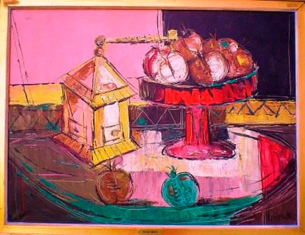 Molinillo y Frutera de Venier  Bruno (1914-1996) en venta en Achaval Carlos - Pinturas, dibujos, carbonillas, esculturas, grabados y antigedades