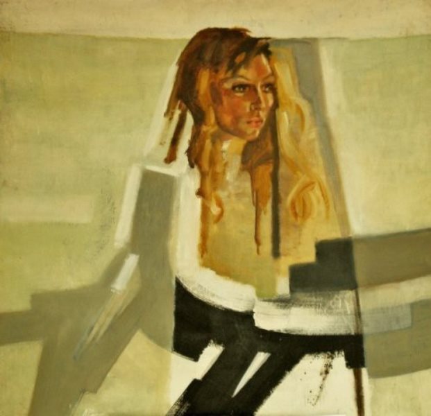 Cuadro Andrea Rostro de Pardo Orlando (2/11/1930- 24/08/2014)