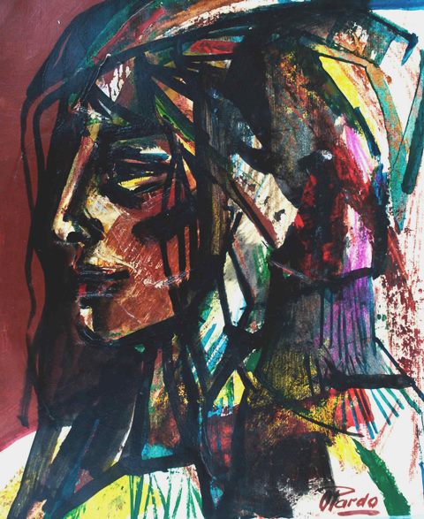 Cuadro Perfil Andino de Pardo Orlando (2/11/1930- 24/08/2014)