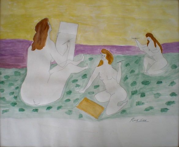 Cuadro Figuras femeninas de Soldi Ra�l (1905 - 1994)