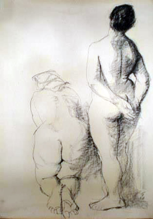 Figuras Desnudas de Espalda