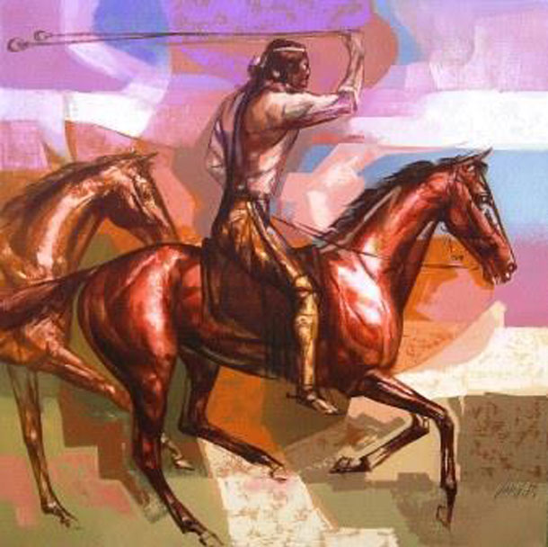 Cuadro Boleadoras de Venditti, Alberto (1927-2000)