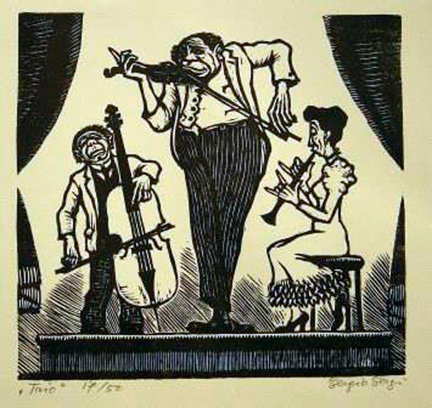 Cuadro Trio de Sergi Sergio (1896-1973)