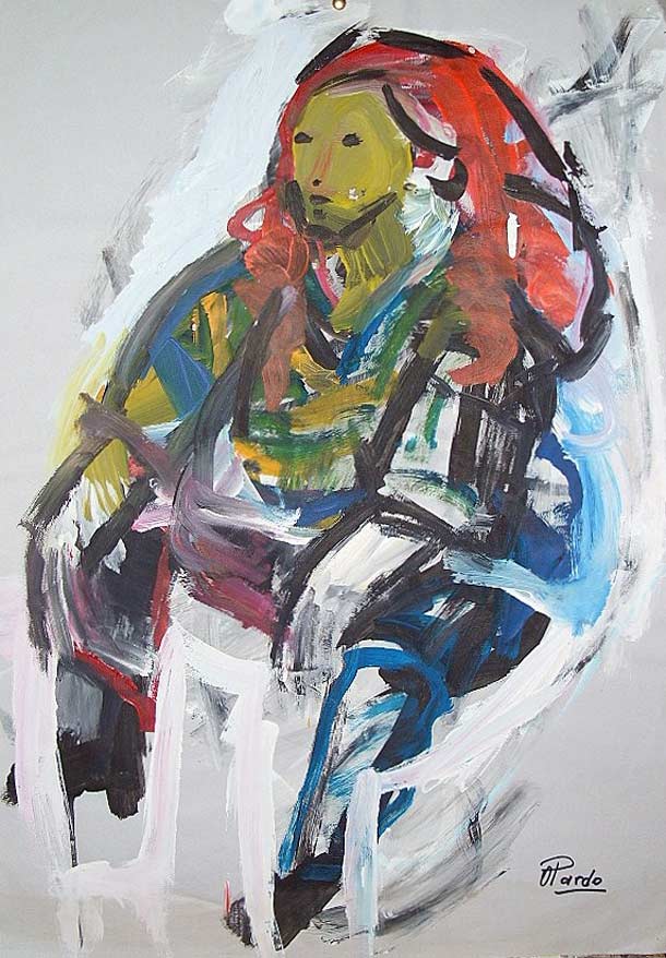 Cuadro Madre Andina de Pardo Orlando (2/11/1930- 24/08/2014)