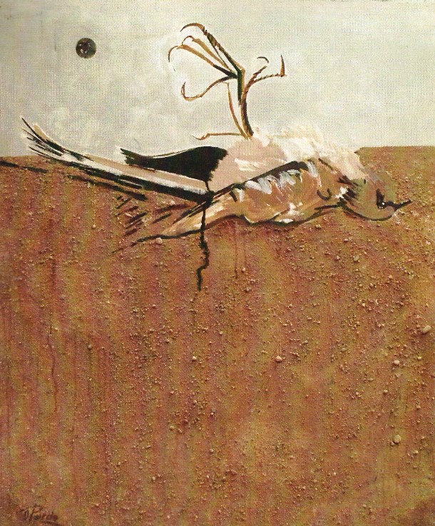Cuadro P�jaro Herido de Pardo Orlando (2/11/1930- 24/08/2014)