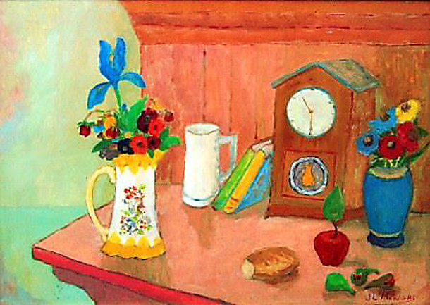 Reloj y Flores