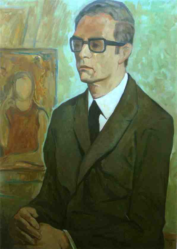 Cuadro Retrato a Antonio Di Benedetto de Azzoni Roberto (1899 - 1989)