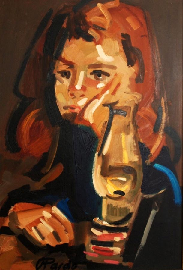 Cuadro Selva con Lampara de Pardo Orlando (2/11/1930- 24/08/2014)