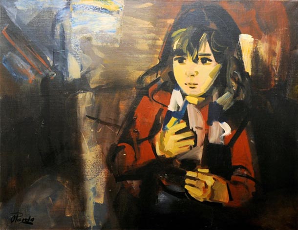 Cuadro Violeta con Frio de Pardo Orlando (2/11/1930- 24/08/2014)